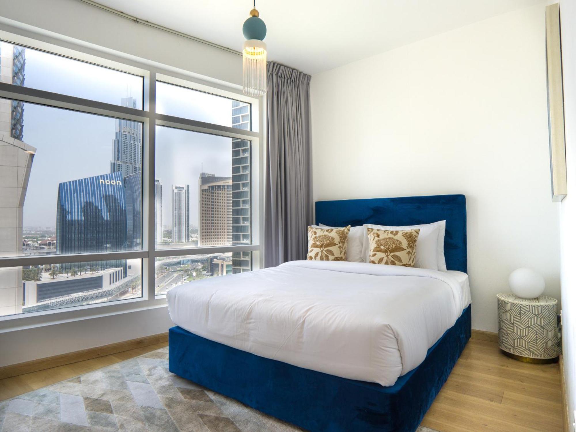 迪拜Easygo - Comfy 2Bdr In Loft Tower Downtown公寓 外观 照片